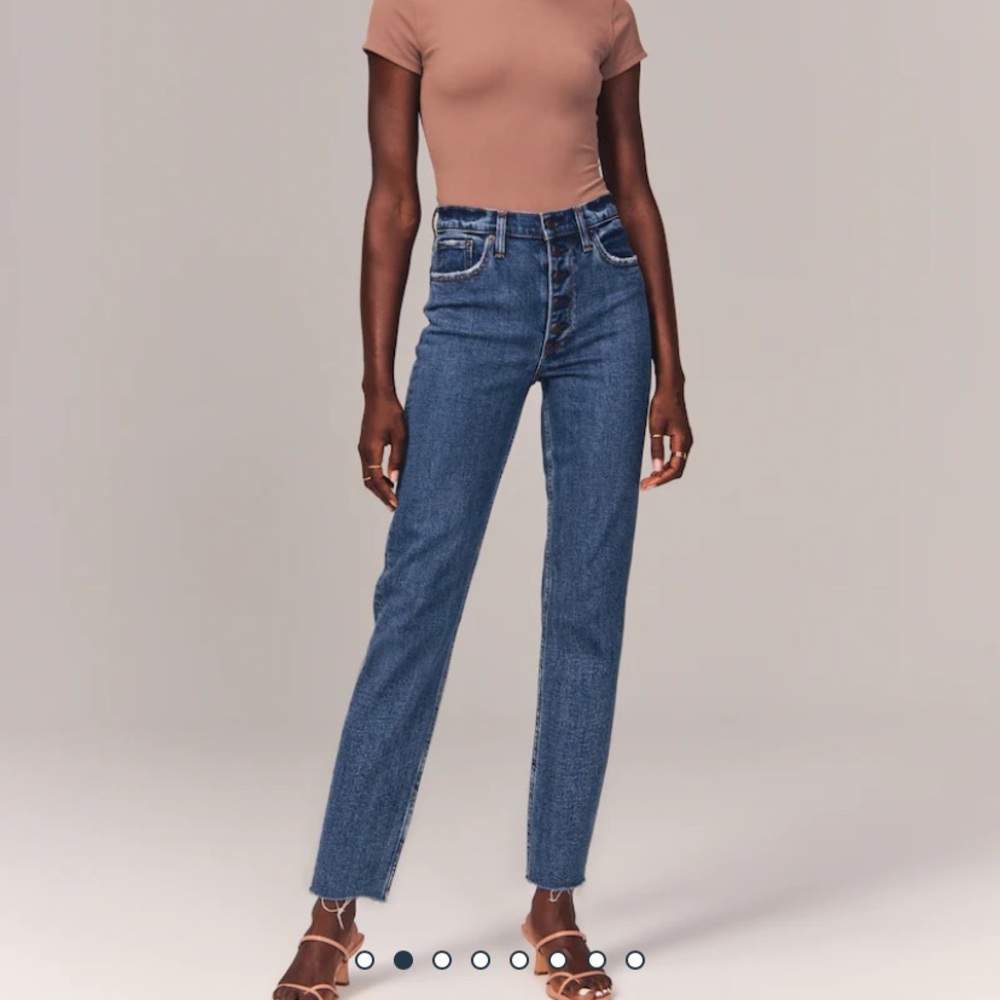 Abercrombie High Rise Mom Jeans